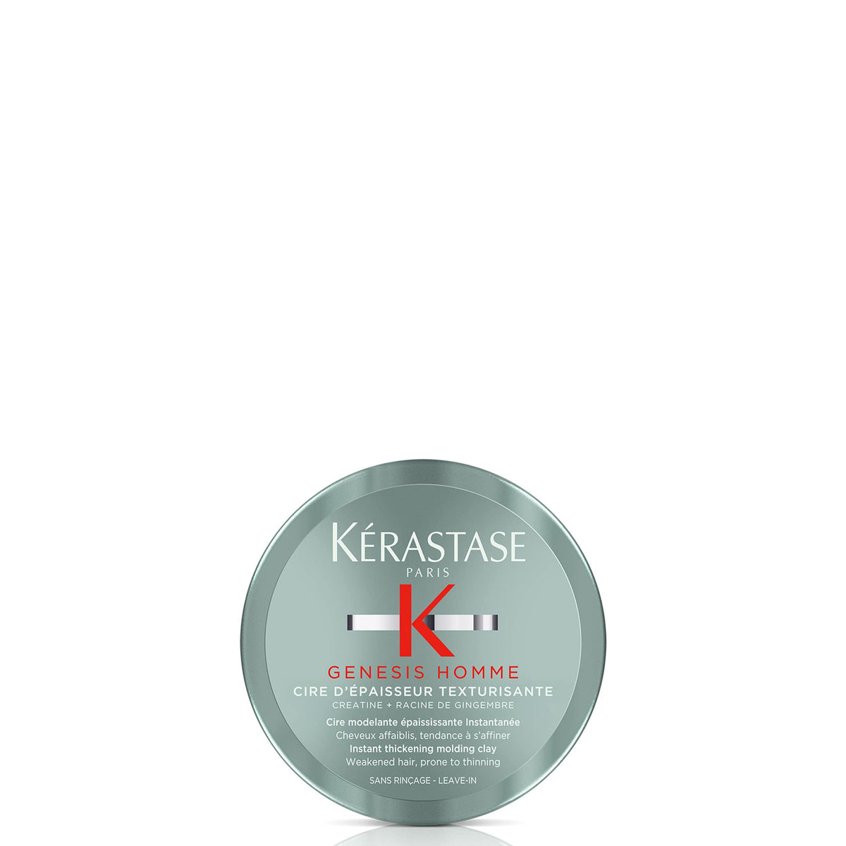White Smoke Kerastase Genesis Homme Wax Pomade – Light Hold for Men, 2.5 Fl Oz