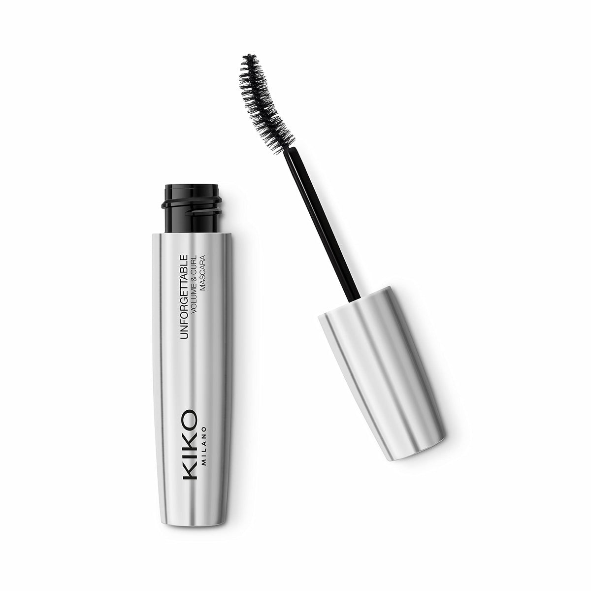 White Smoke KIKO Milano Unforgettable Volume & Curl Mascara with Anatomical Brush