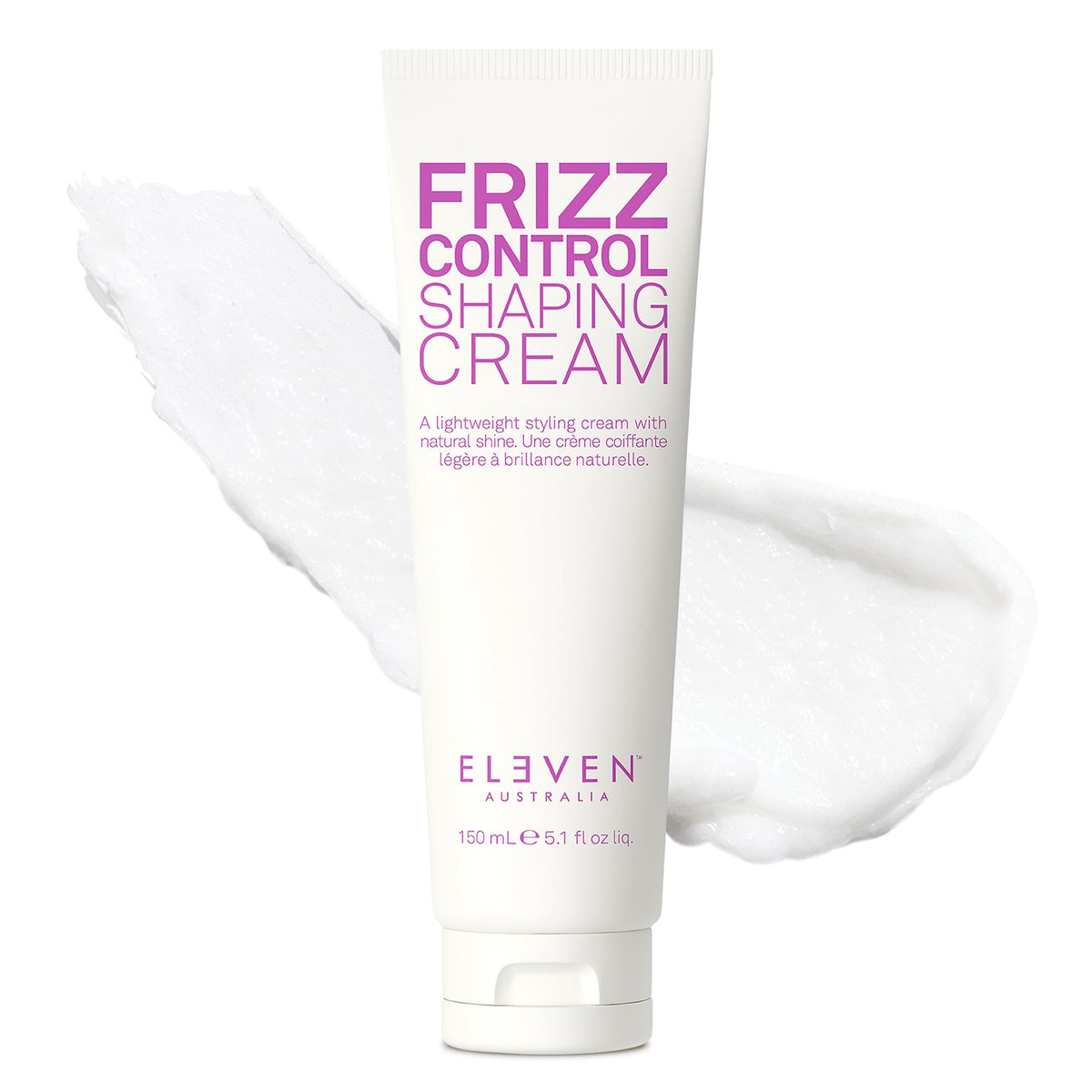 White Smoke ELEVEN AUSTRALIA Frizz Control Shaping Cream, Defines Curls - 5.1 Fl Oz