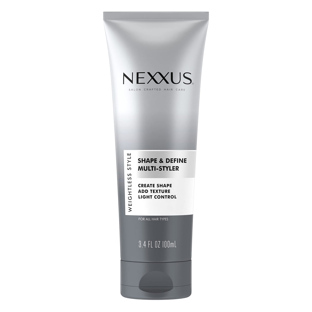 White Smoke Nexxus Shape and Define Multi-Styler For a Light Hold Weightless Styling Cream Shape, Define and Texture Hair Styling Cream 3.4 oz