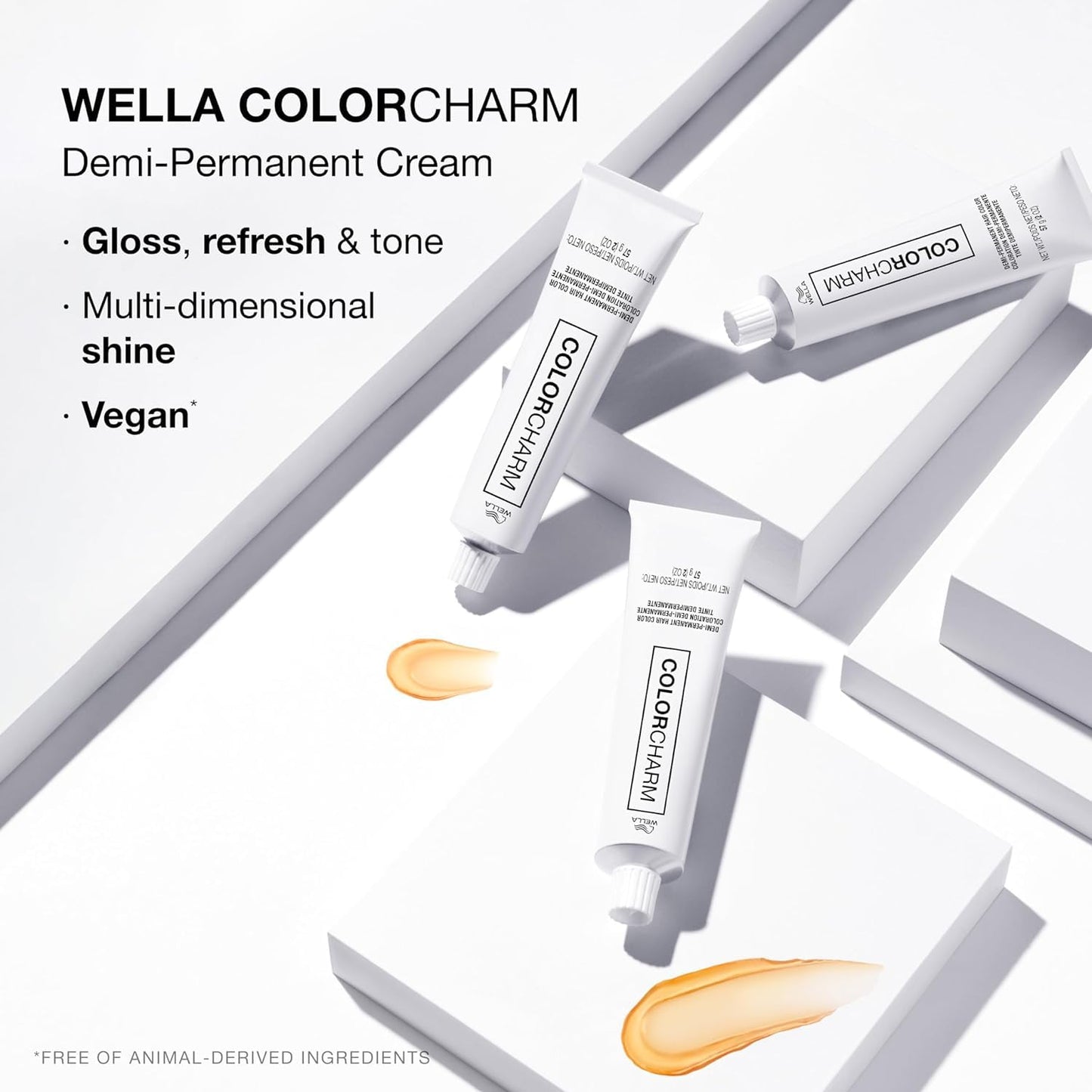 White Smoke COLORCHARM Demi Permanent Hair Color 6N Dark Neutral Blonde Gloss, Refresh & Tone 2 Fl Oz