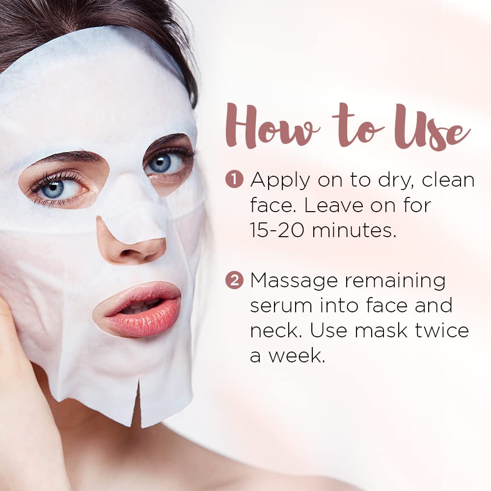 White Smoke Body Drench Mask Society Stay Woke Face Sheet Mask with Revitalizing Caffeine x 4 packs