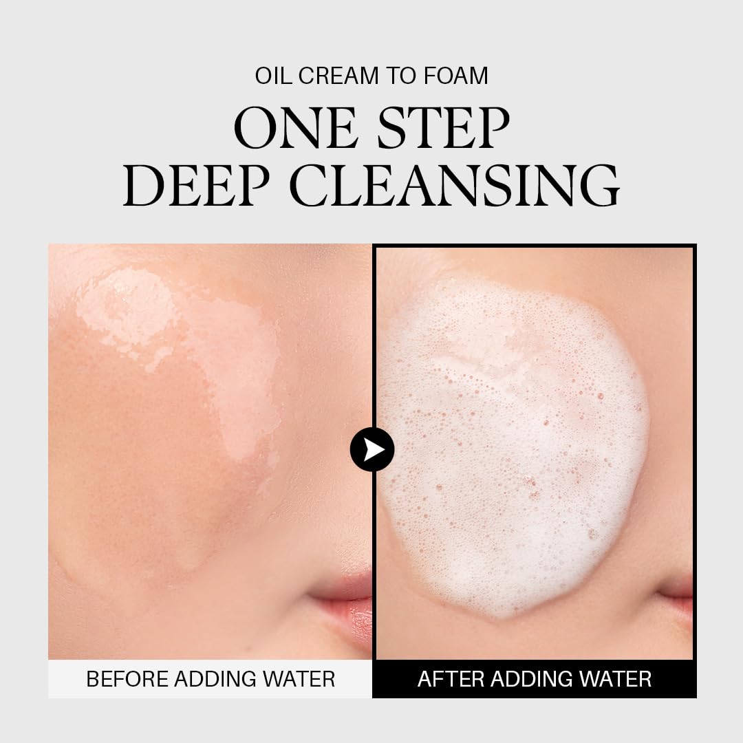 Lavender d'alba Piedmont White Truffle Return Oil Cream Cleanser, Vegan Skincare, Easy One Step Cleanser for Sebum & Makeup Removal, Hydrating Cleanser, for Sensitive Skin, Korean Skin Care (5.41 fl. oz.)