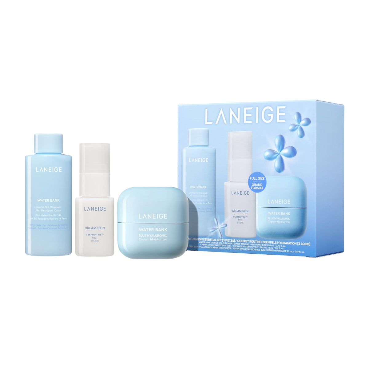 White Smoke LANEIGE Daily Hydration Essential Set