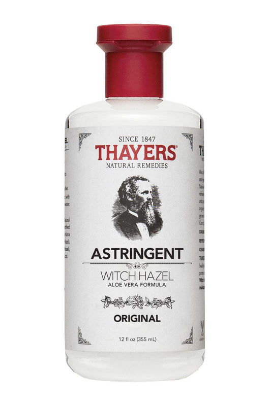 Lavender Thayers Witch Hazel with Aloe Vera, Original Astringent 12 oz (Pack of 5)