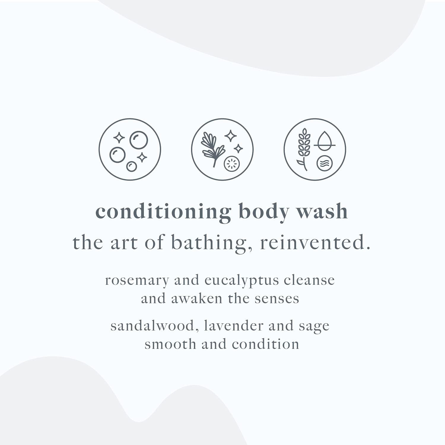 White Smoke Dermalogica Conditioning Hand + Body Wash (10 Fl Oz) Shower Gel with Tea Tree Oil and Eucalyptus Oil - Gently Conditions and Cleanses