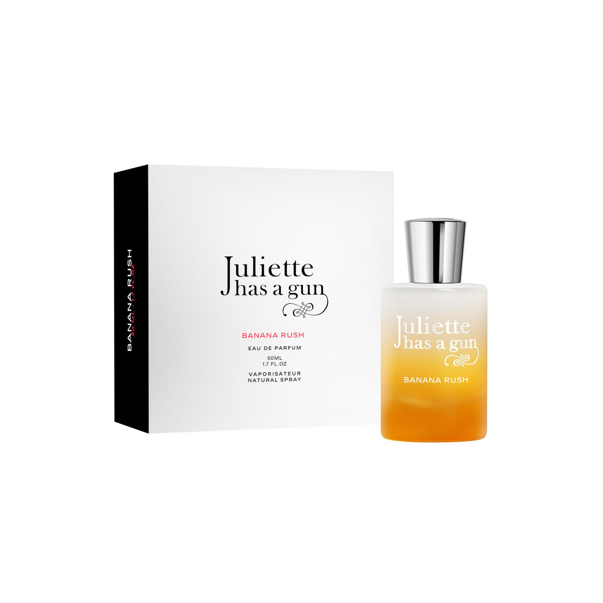 White Smoke Juliette Has A Gun Banana Rush Eau de Parfum: Fruity Gourmand Perfume with Banana, Vanilla & Sandalwood Notes, Long-Lasting Luxury Fragrance, 1.7 fl oz / 50ml