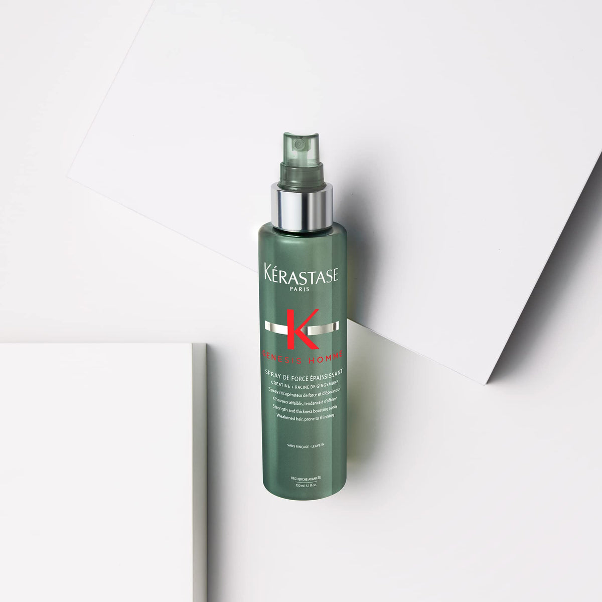 Lavender Kerastase Genesis Homme Spray De Force – For Men, 5.1 Fl Oz