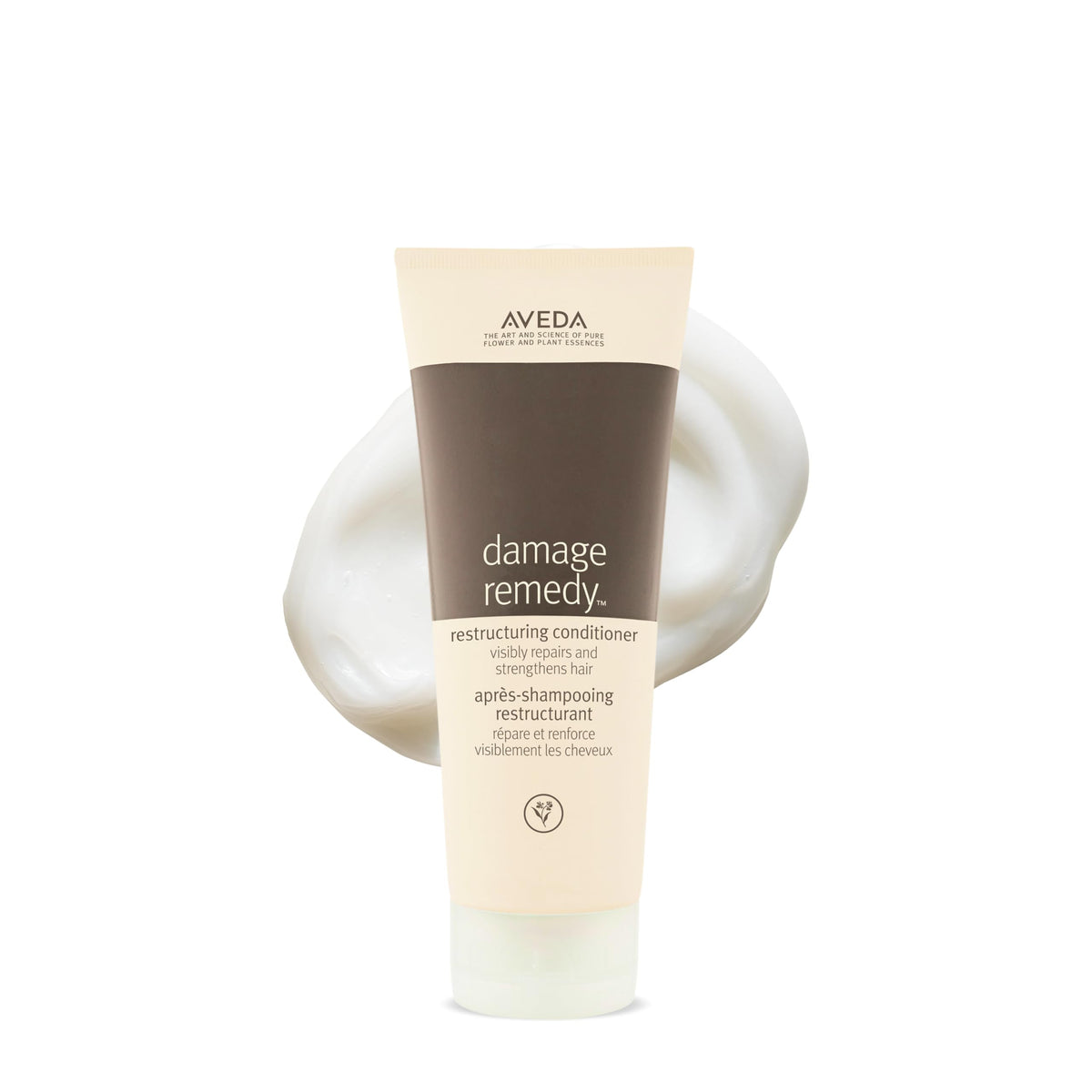 White Smoke AVEDA Damage Remedy Restructuring Conditioner for Damaged Hair | Repairs and Strengthens Damaged Hair | Detangles and Softens | with Quinoa Protein | 96% Naturally Derived*, 6.7 Fl Oz