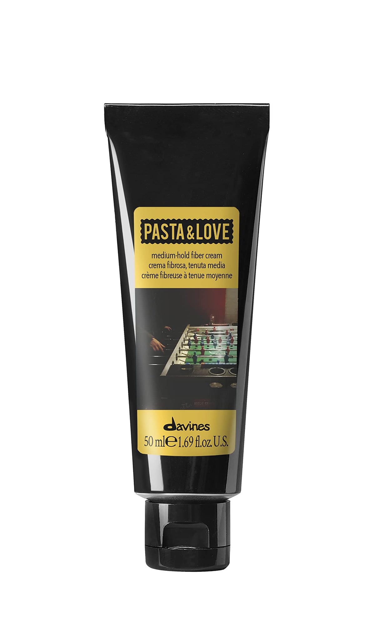White Smoke Davines Pasta & Love Medium Hold Fiber Cream, Fibrous Texturizing Effect