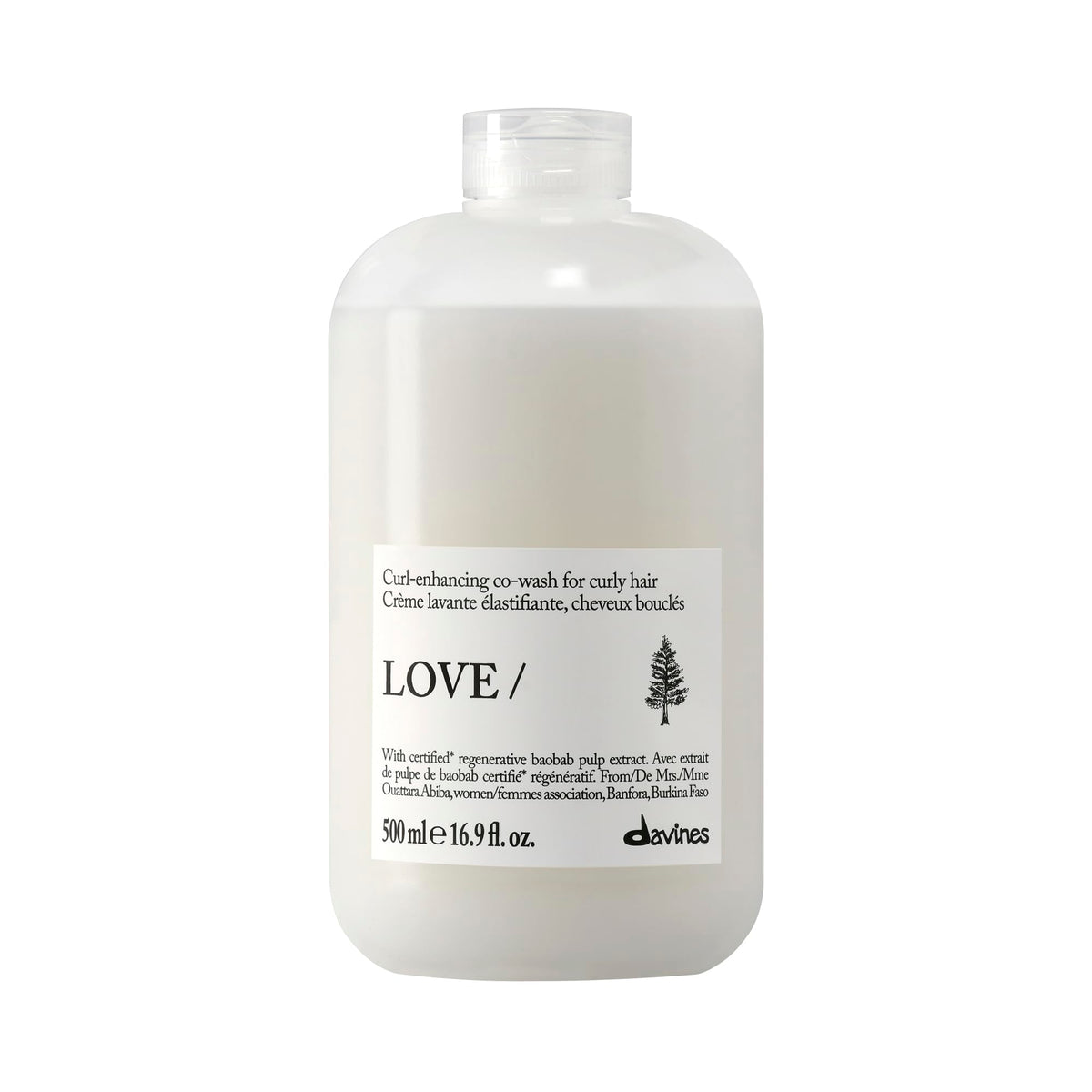 Lavender Davines LOVE CURL/Co-Wash Low-Lather Cleansing Conditioner For Curly Hair