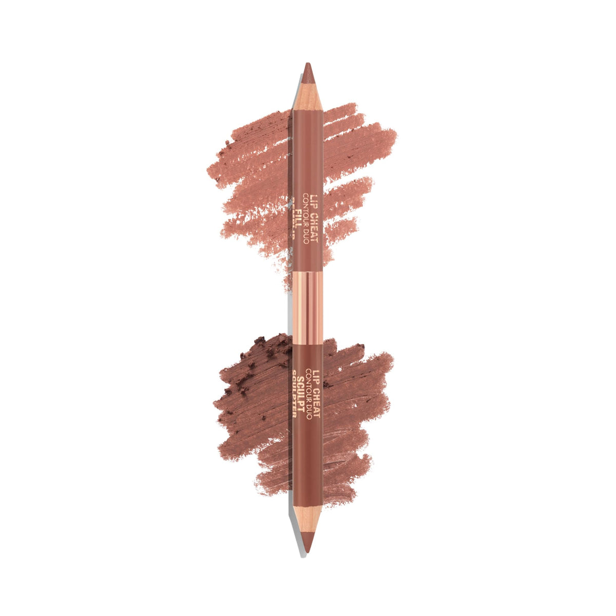 White Smoke Charlotte Tilbury Lip Cheat Contour Duo - Dual-Sided Lip Liner Pencil