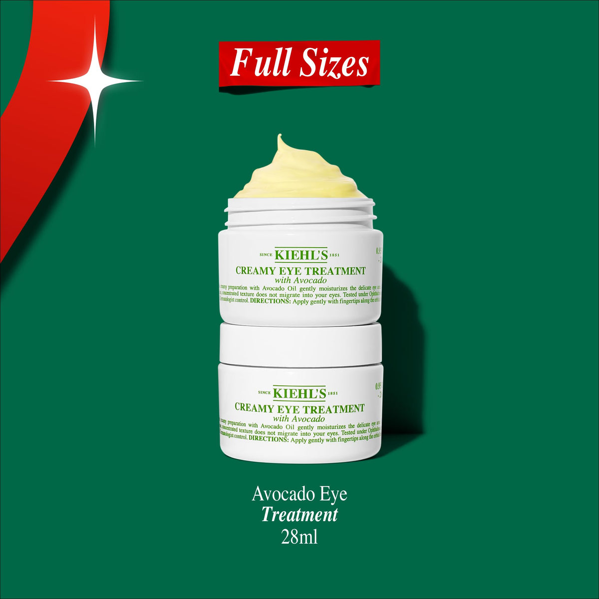 Dark Slate Gray Kiehl's - Avocado Eye Treatment, for Dry Lines & Puffiness - 0.5 fl oz