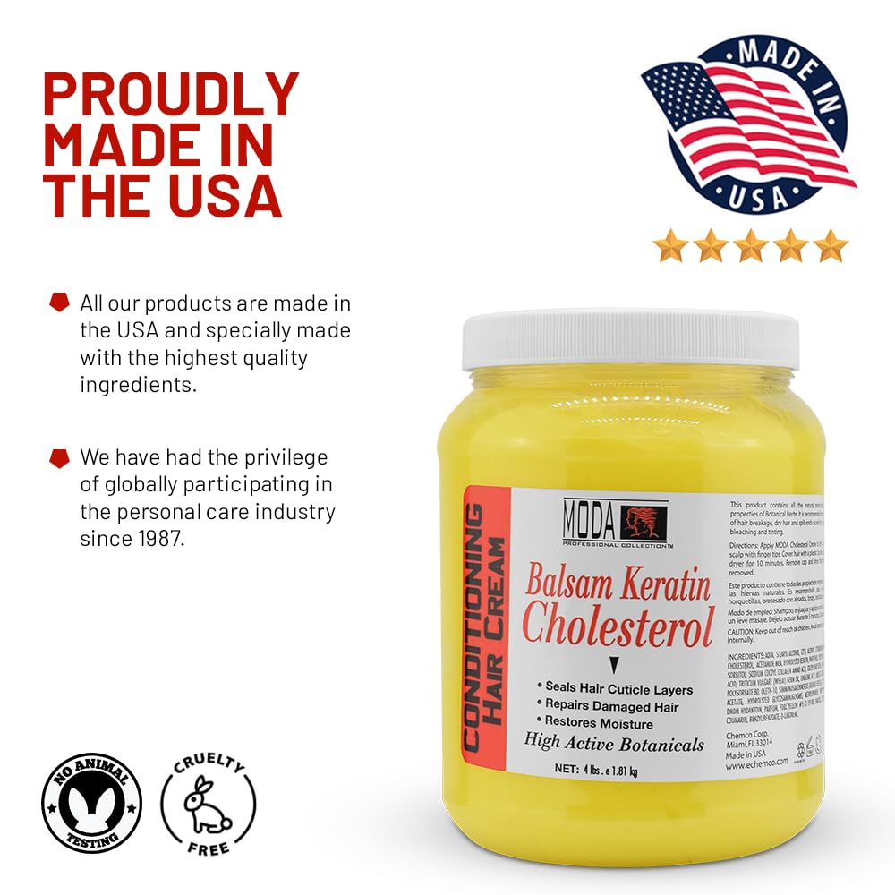 White Smoke MODA Professional Deep Conditioning Hair Treatment for Salon-Grade Hair Restoration & Hospitality Amenity | 6 Actives. Max Repair. Bulk Value. | Intensive Hair Repair & Restored Vitality, 64 Oz Gallon