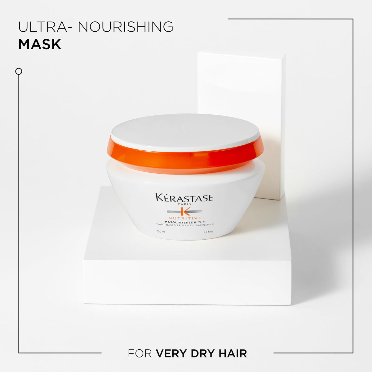 Lavender Kérastase Nutritive Nourishing Mask – For Dry Hair, 6.8 Fl Oz