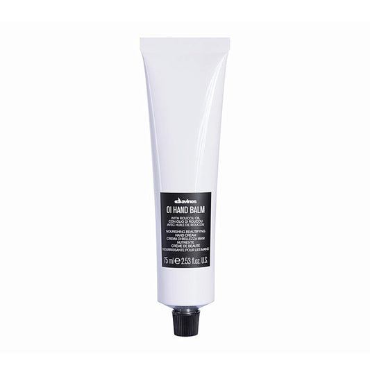 Lavender Davines OI Hand Balm, Nourishing Anti-Aging Hand Cream for All Skin Types - Protects Hands from Environmental Damage with Antioxidant Roucou Oil - Lightweight & Fast Absorbing Hydration, 2.54 Fl Oz