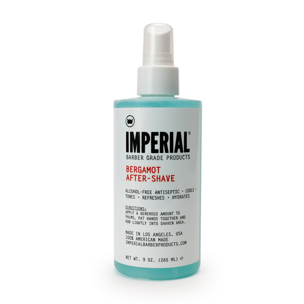 White Smoke Imperial Barber Grade Products | Bergamot After-Shave, 9 oz