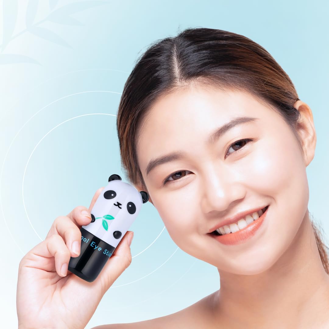 Lavender TONYMOLY Cooling Eye Cream Stick - Cooling, De-Puffing, Soothing Formula