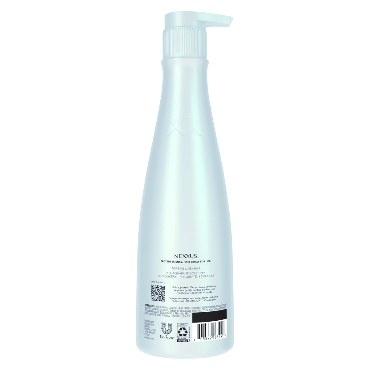 Lavender Nexxus Sham Hydralight Size 13.5z Nexxus Sh Hydralight 13.5z