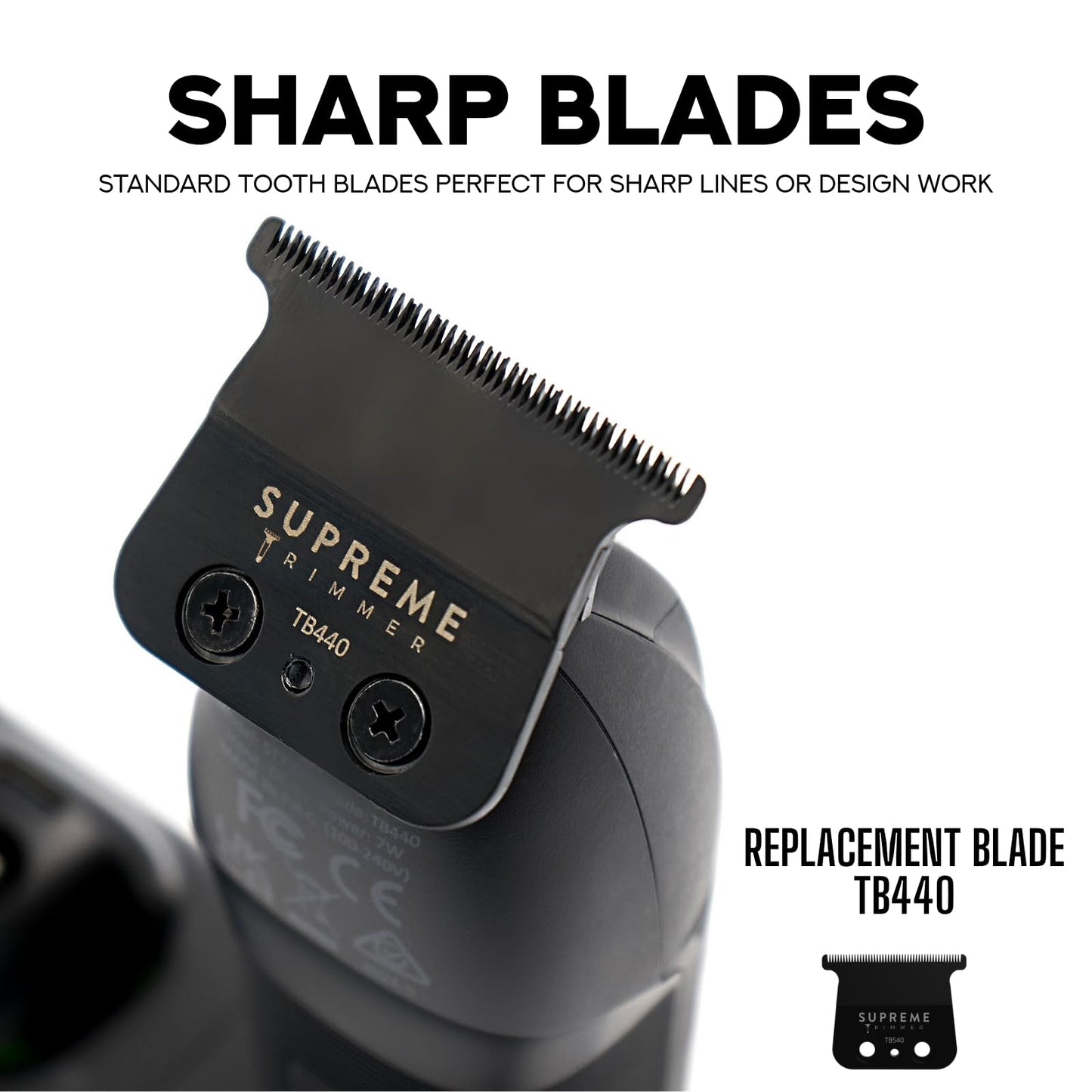 White Smoke Supreme Trimmer Recharge ST777 – Professional Barber Trimmer with 2 Removable Batteries | 8000 RPM Motor, Zero Gap DLC Blades, Smart Charging Dock, USB-C Fast Charge