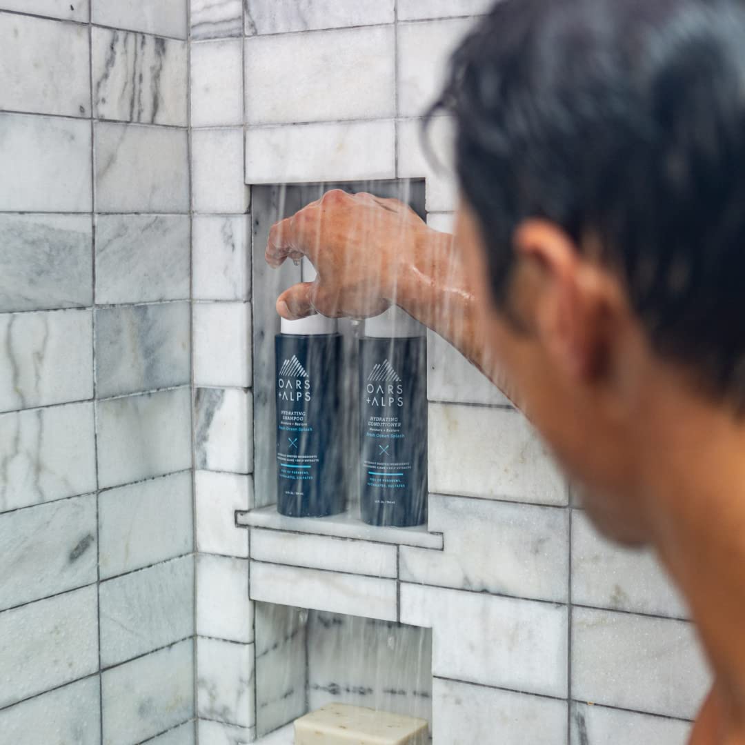 Gray Oars + Alps Hydrating Conditioner for Men, Nourishing Formula with Clean Ingredients, Moisturizes & Softens Hair, 1 Pack, 13.5 Fl Oz