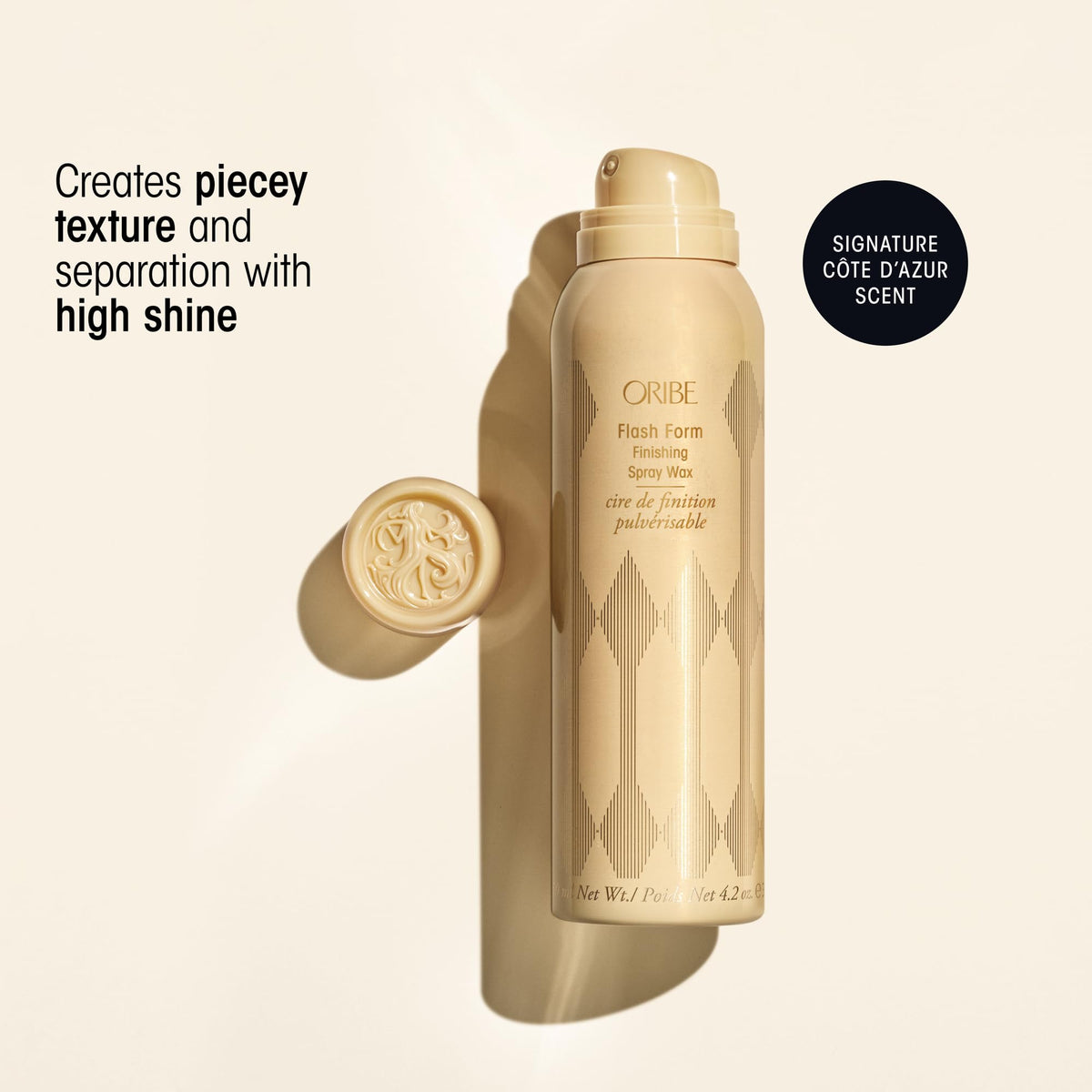 Seashell Oribe Flash Form Finishing Spray Wax - Creates Texture & Definition - 4.2oz