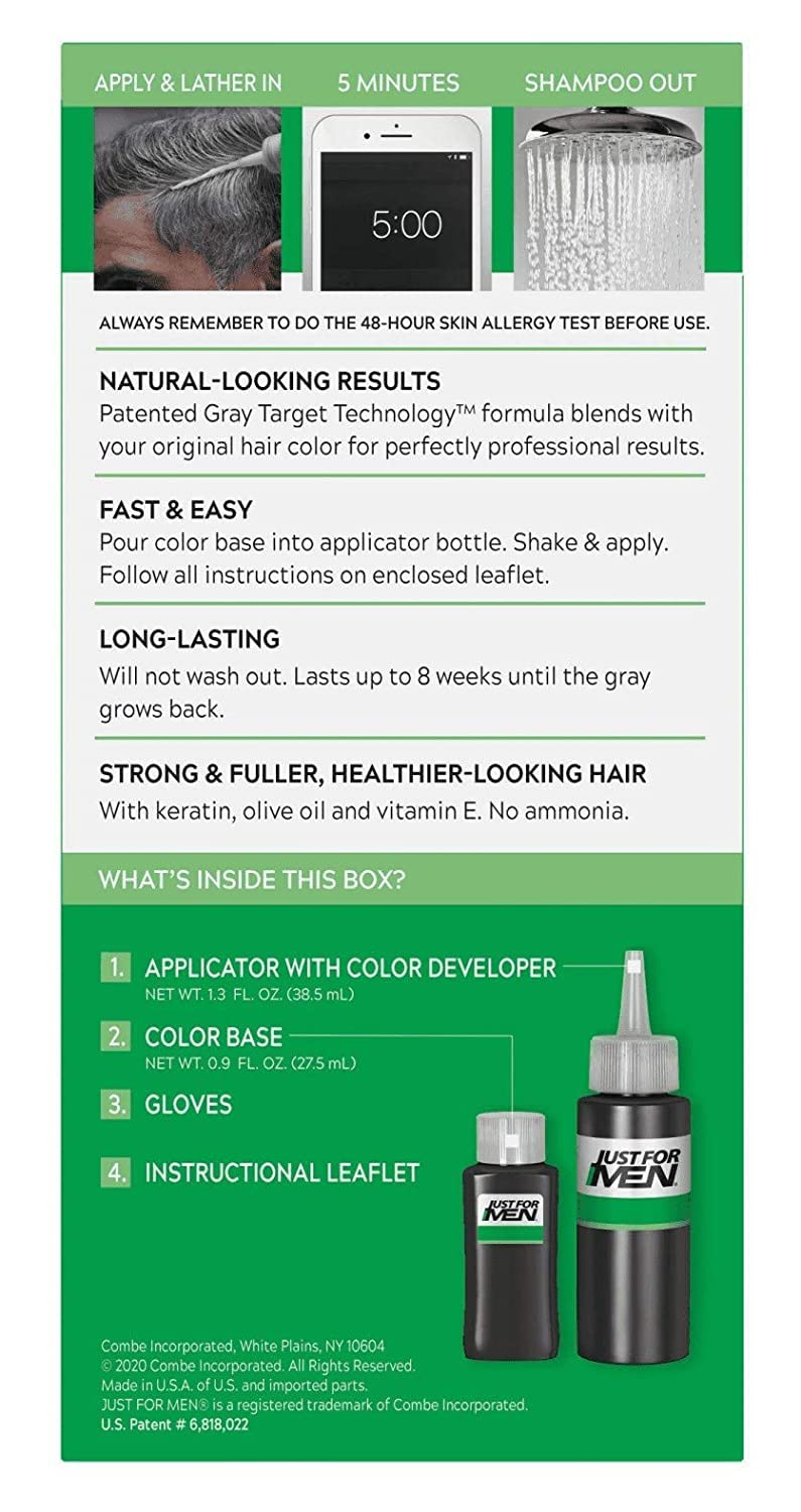 Lavender Just For Men Shampoo In #H-60 Haircolor Jet Black (6 Pack)