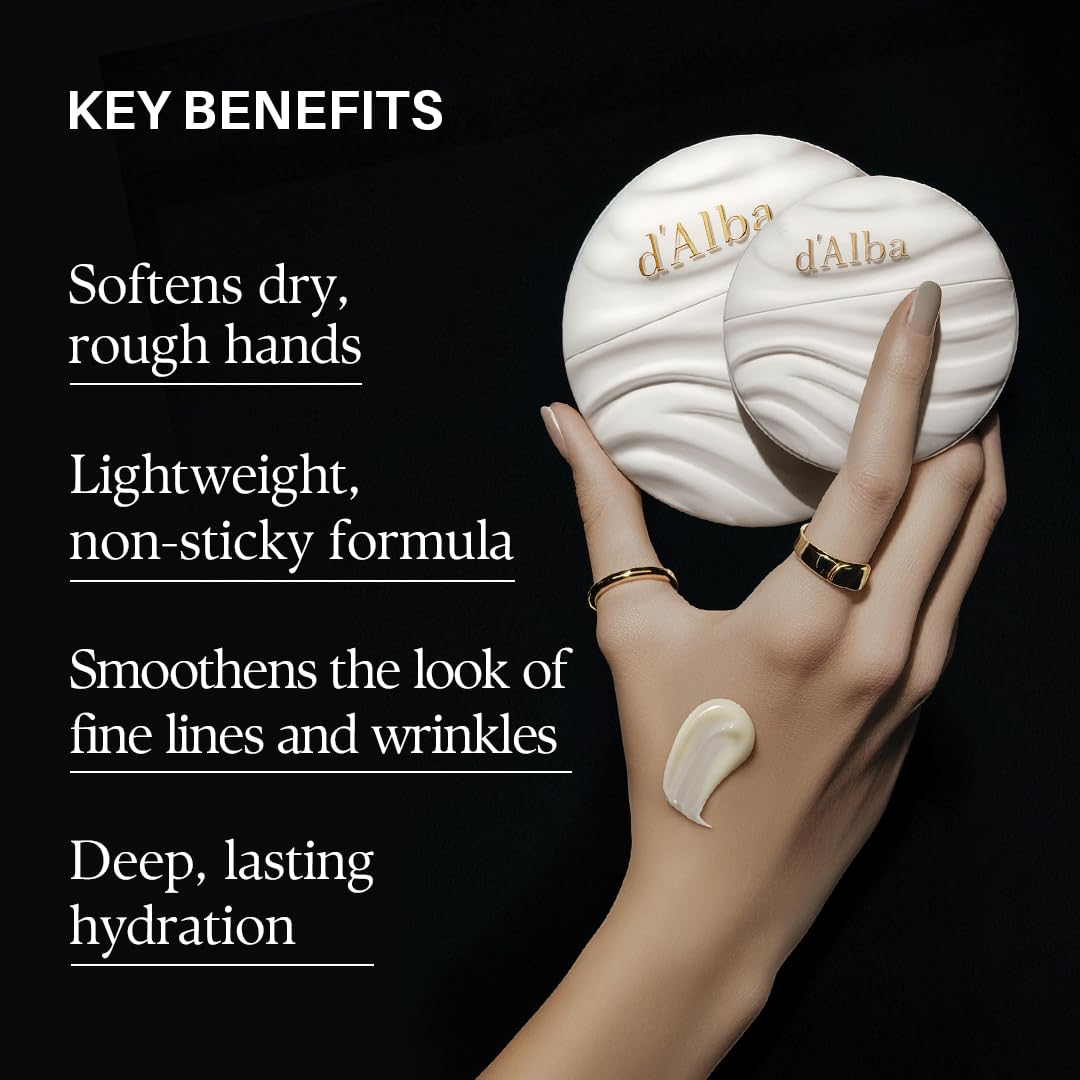 Black d'alba Piedmont Nourishing Objet Hand Cream Gift Set (1.35 fl oz + 0.51 fl oz)