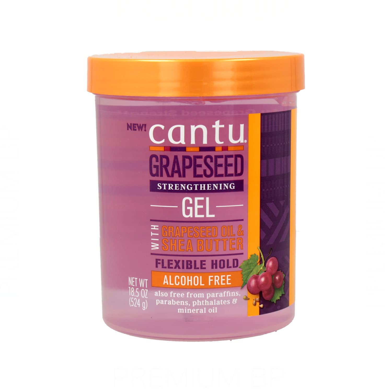 White Smoke Cantu Grapeseed Style Gel 16.5 Ounce Jar
