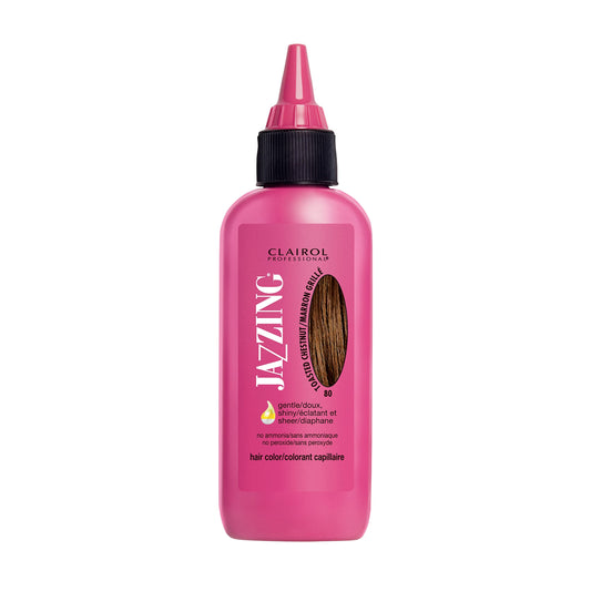 White Smoke Clairol Professional Jazzing Semi-Permanent Hair Color, No.080 Toasted Chestnut, 3 Fl Oz