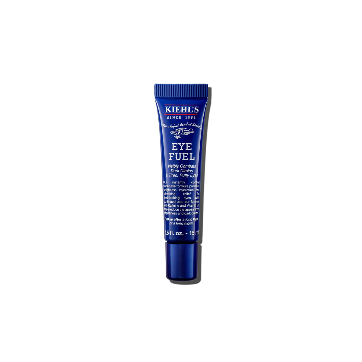 White Smoke Kiehl's - Facial Fuel Eye Cream - Reduces Dark Circles - 0.5 fl oz