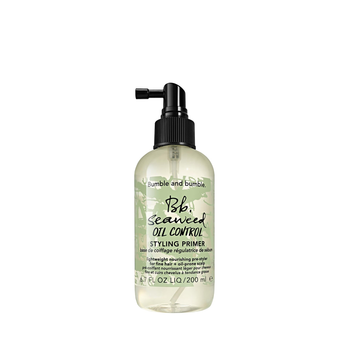 White Smoke Bumble and bumble. Seaweed Primer | Provides 48 Hours Of Oil Control*, Detangles, Hydrates | For Oil-Prone Scalp + Hair | Royal Sugar Kelp, Zinc PCA, AHAs, Lactobacillus, 1.0 Fl Oz