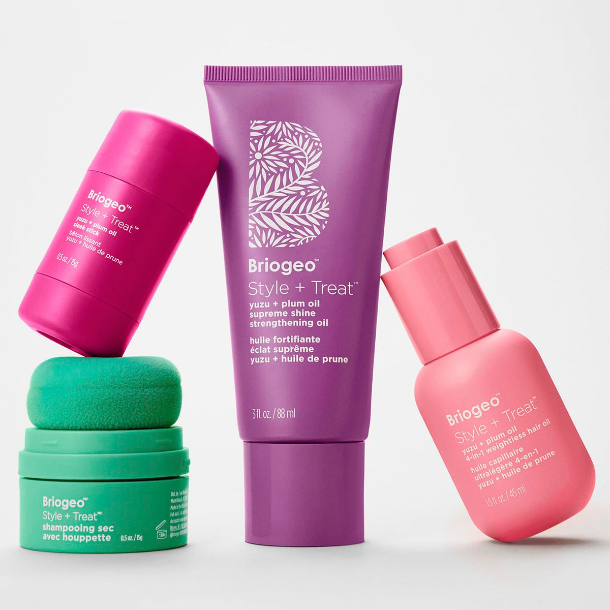 Lavender Briogeo Style + Treat Supreme Shine Strengthening Oil | Gloss-to-Oil