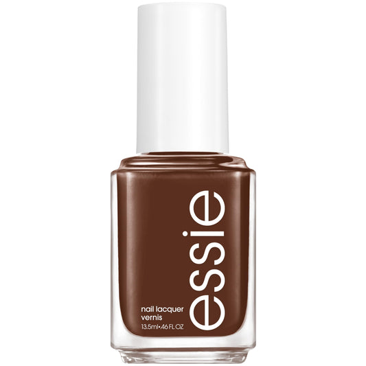 White Smoke essie Nail Polish, Salon-Quality Brown Nail Polish, Boho Rodeo, Vegan, Sepia Retreat, 0.46 fl oz