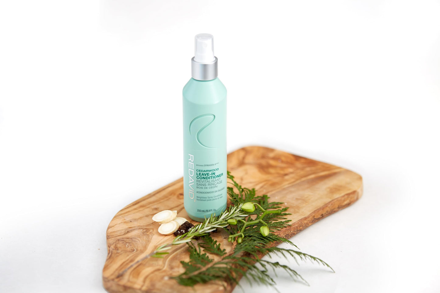 White Smoke Redavid Cedarwood Leave-In Conditioner - Weightless Detangling Spray Conditioner - with Hemp Seed and Orchid Oil, for Fine Hair - Clinically Strengthens, Freshens and Detoxifies