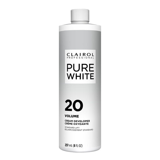 White Smoke Clairol Professional Pure White 20 volume Crème Developer, 16 oz (Pack of 1)
