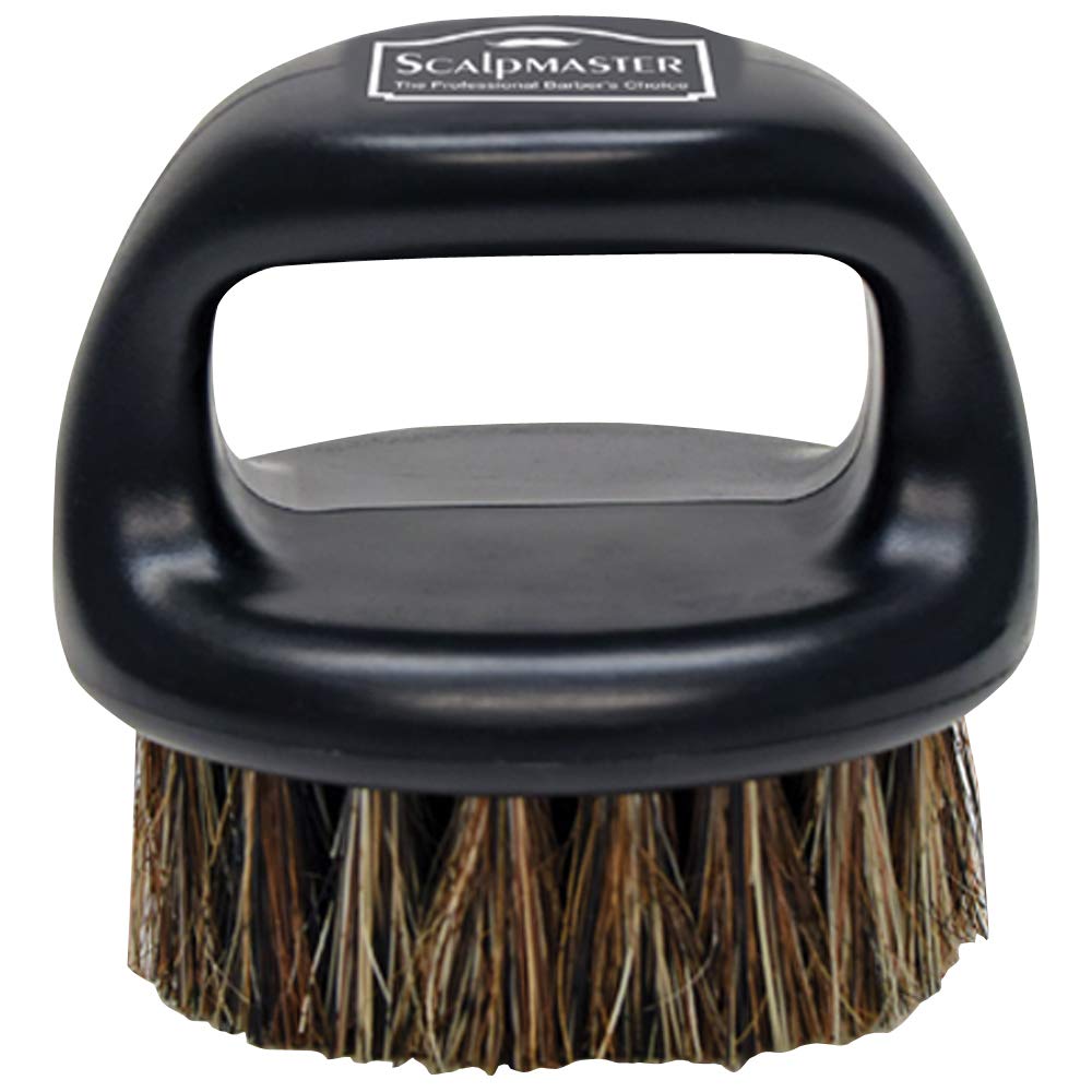 White Smoke Burmax BR-02664 SCALPMASTER Boar Barber Brush