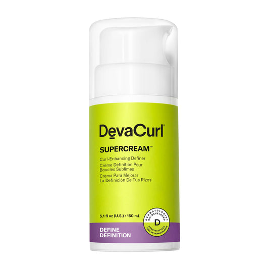 White Smoke DevaCurl SuperCream Ultra-Rich Moisturizing Definer, Warm Coconut, 5.1 fl. oz