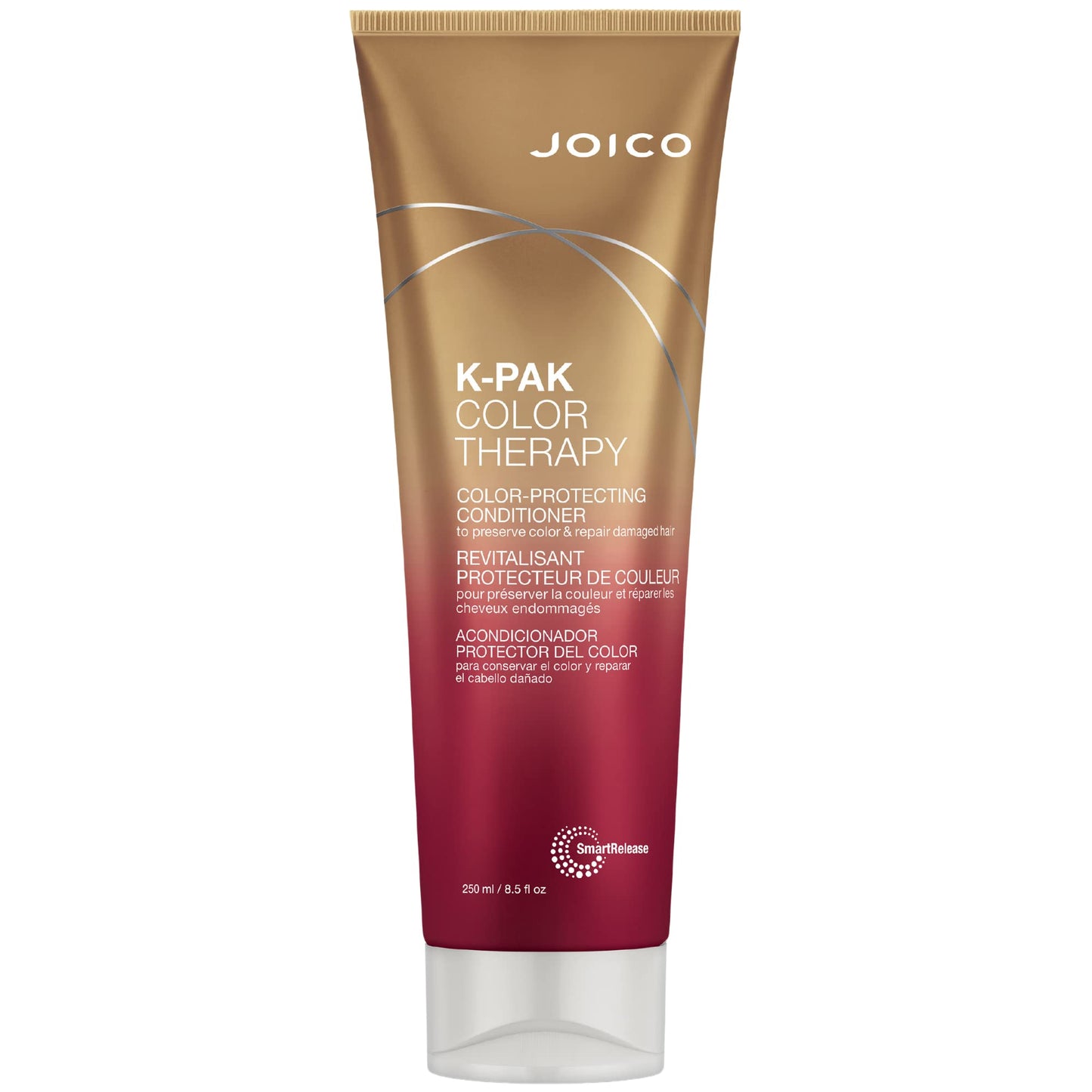 White Smoke Joico K-PAK Color Therapy Color-Protecting Conditioner | For Color-Treated Hair | Boost Shine & Elasticity | Repair Breakage | Rebuild Damaged Hair | With Keratin & Argan Oil | 8.5 Fl Oz