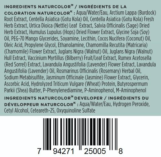 White Smoke Naturcolor 8D Calendula Blonde Permanent Hair Color, Ammonia-Free, 4 fl oz
