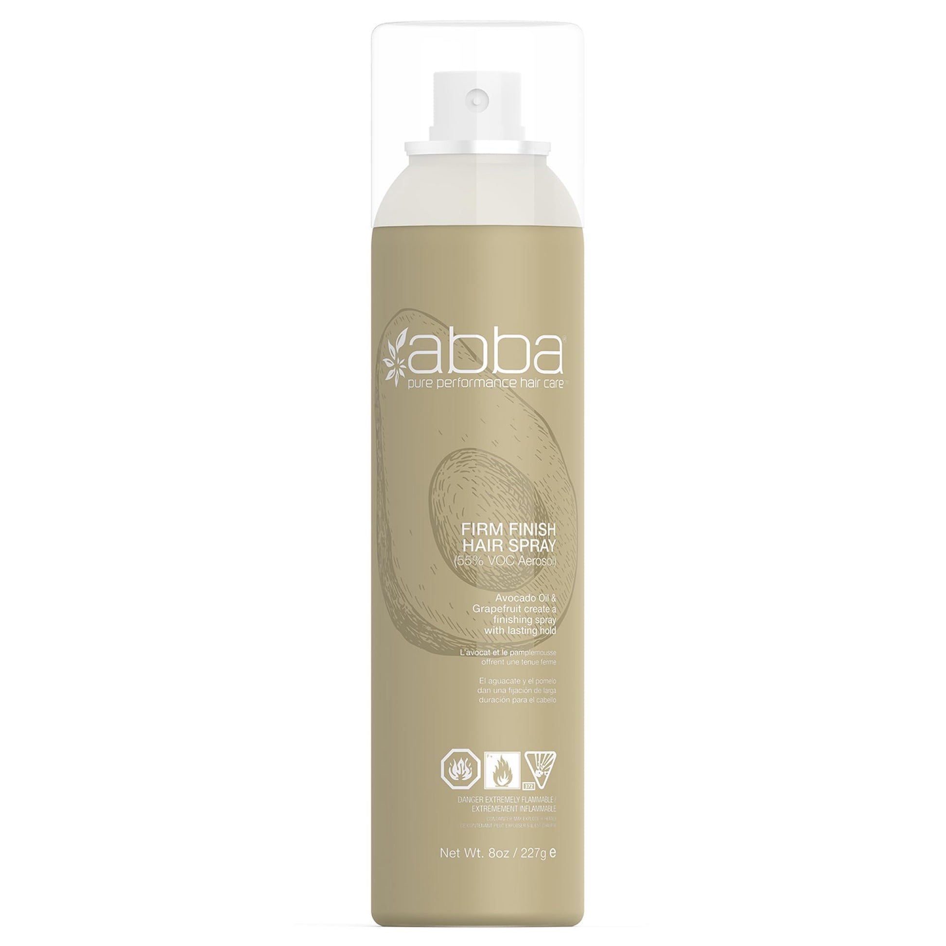 Tan ABBA Pure Finish Spray, 8.0 Fl oz