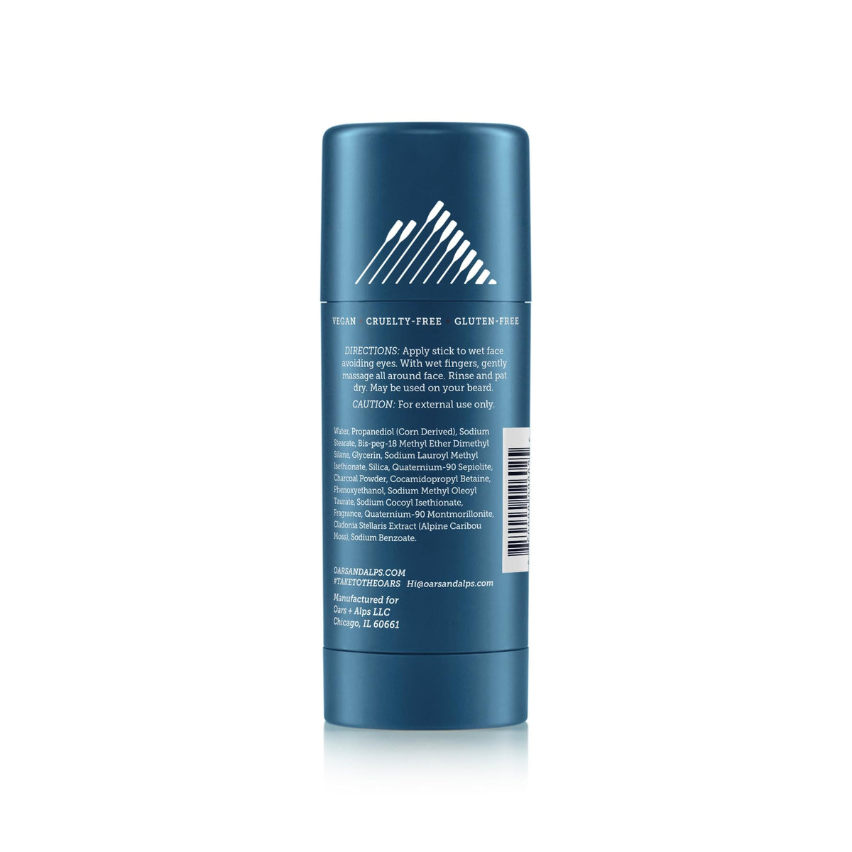 Dark Slate Blue Oars + Alps Exfoliating Face Wash Stick, Travel Friendly, 1pk, 1.2oz