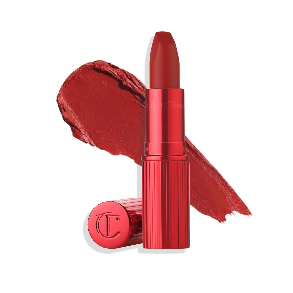 White Smoke Charlotte Tilbury Matte Revolution Lipstick - Long Lasting, Hydrating