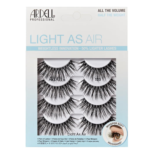 Lavender Ardell Light As Air 523 Lashes, 4 Pairs in a Pack