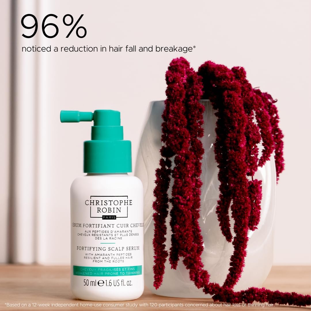 Misty Rose Christophe Robin Fortifying Scalp Serum with Amaranth Peptides - Hair Density 1.6 fl. oz