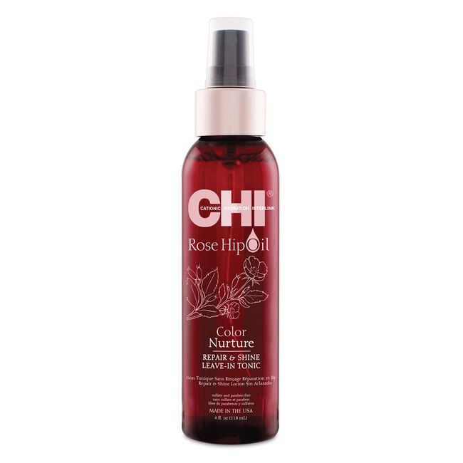 White Smoke CHI CHI Rose Hip Color Nurture Repair & Shine Leave-In Tonic