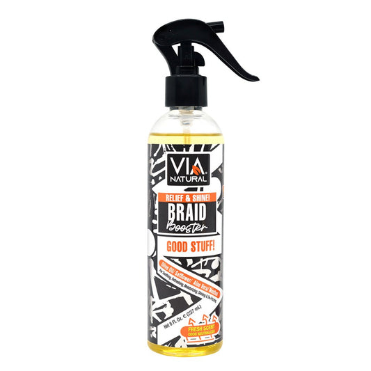 White Smoke VIA NATURAL Relief &amp; Shine Braid Booster (8oz)