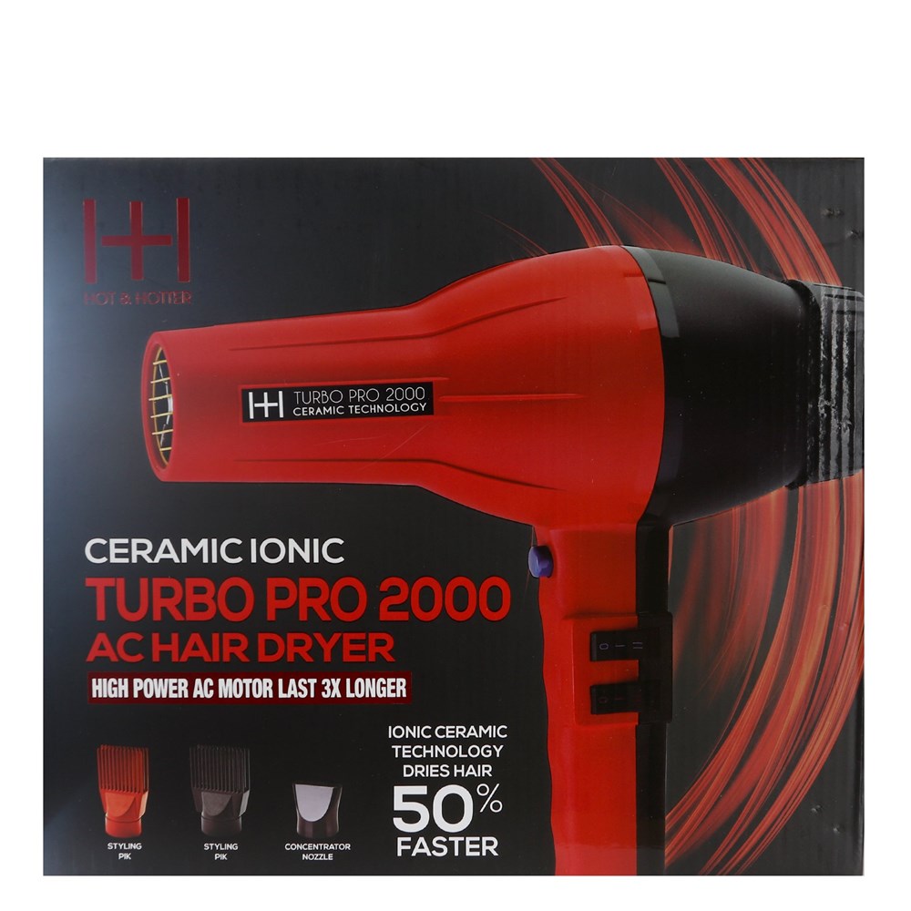 ANNIE Hot &amp; Hotter Turbo Pro 2000 Hair Dryer