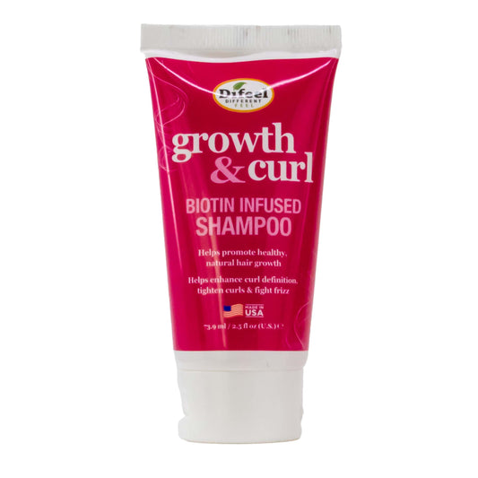White Smoke Difeel(Sunflower) Growth &amp; Curl Biotin Infused Shampoo - 2.5oz