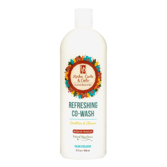 White Smoke VITALE PRO Kinks, Curls &amp; Coils Refreshing Cowash (32oz)